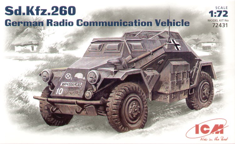 Sd.Kfz.260 WWII German radio communication vehicle
