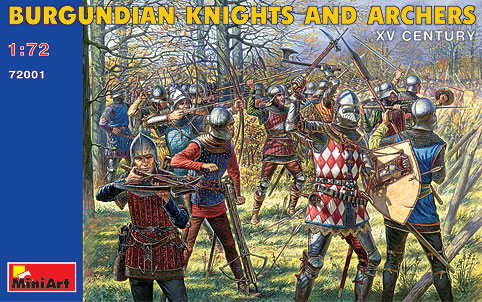 Burgundian Knights and Archers  XV Century
