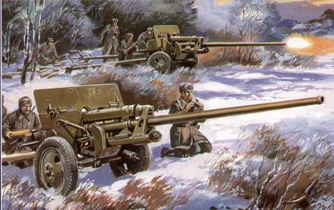Soviet gun ZIS-2