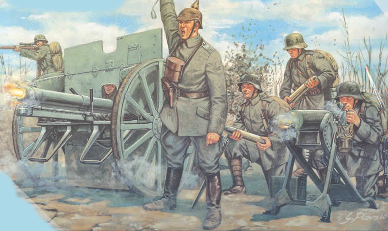 German WW1 Artillery