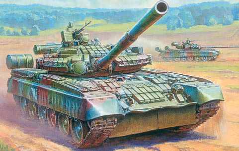 T-80BV Russian Main Battle Tank with ERA