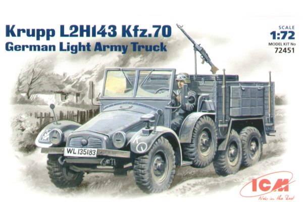 Krupp L2H143 Kfz.70 WWII German light truck