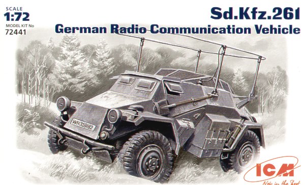 Sd.Kfz.261 WWII German radio communication vehicle