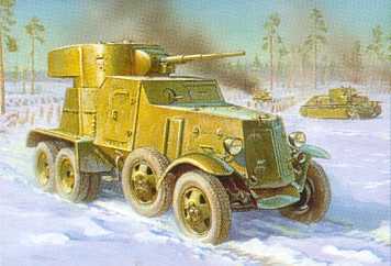 Armored car Ba -3 mod. 1934