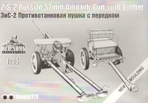 Russian 57mm Anti Tank Gun with Limber