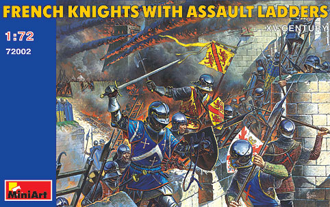 French Knights with Assault Ladders XV Century
