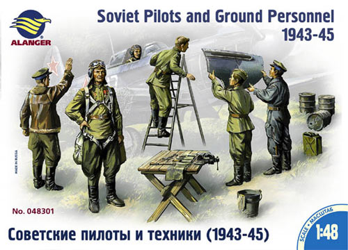 SOVIET PILOTS AND GROUND PERSONELL